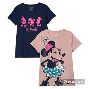 Disney Minnie Mouse Set of 2 Tees